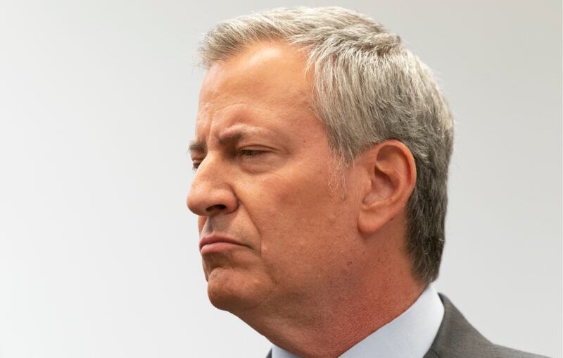 smug, Bill De Blasio