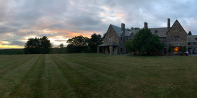 AIER Stone House at Sunset