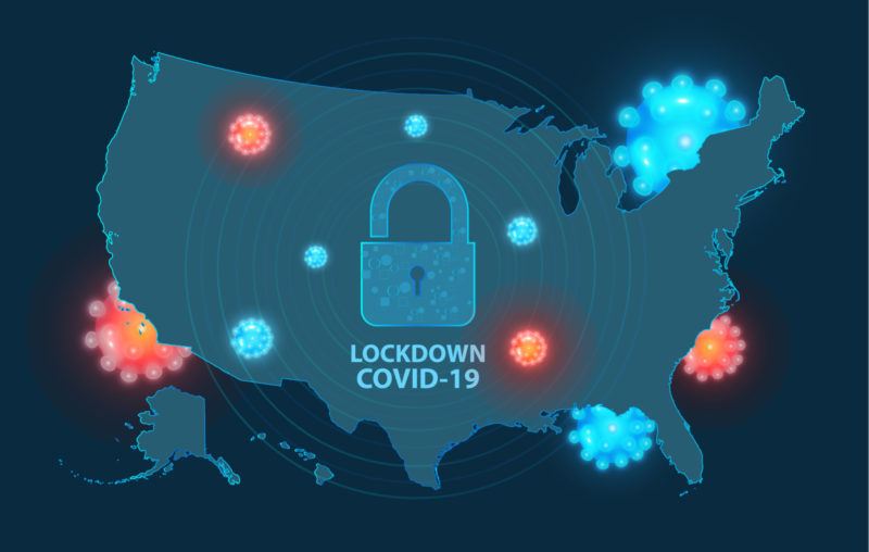 USA in Lockdown