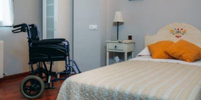 nursing home, bed, wheelchair