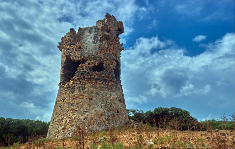 crumbling tower