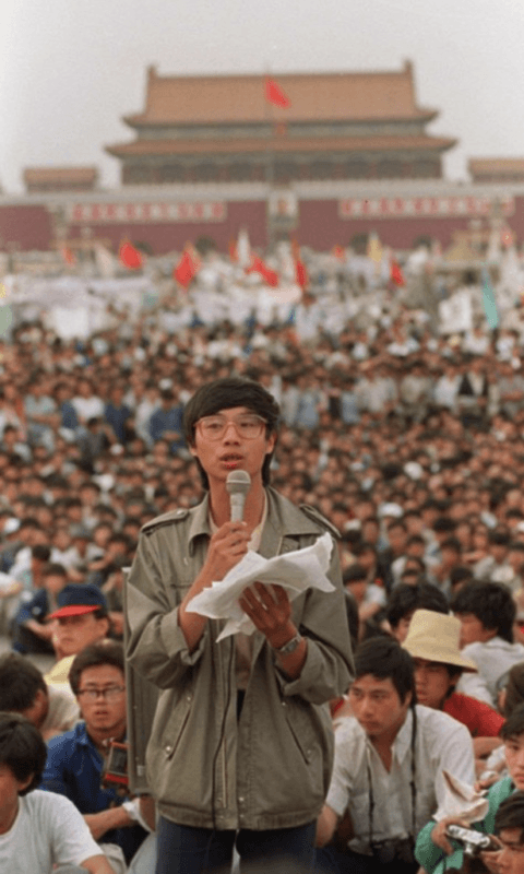 wang dan calls for human rights in China